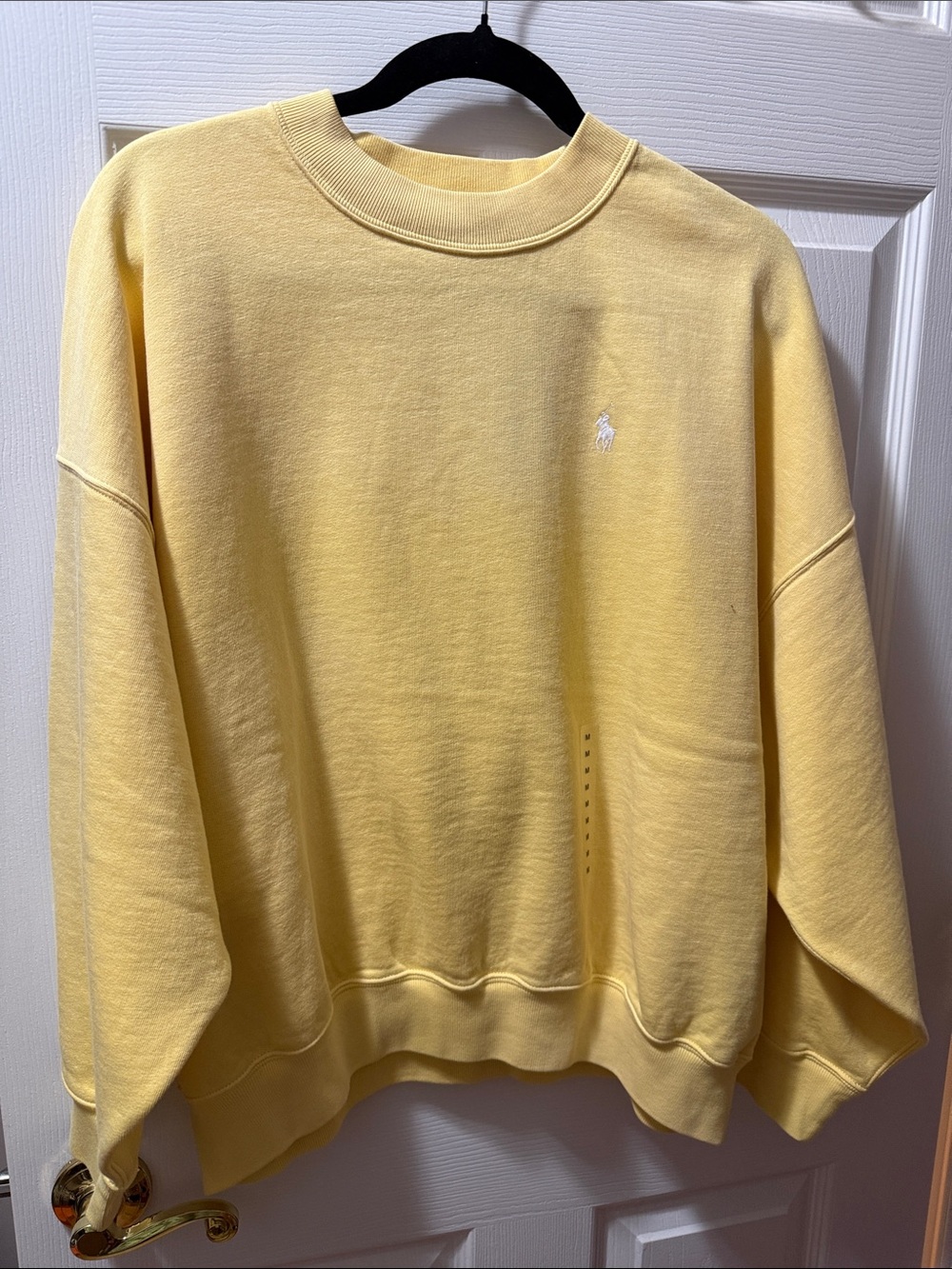 Polo by Ralph Lauren Pale Yellow Crewneck Sweatshirt